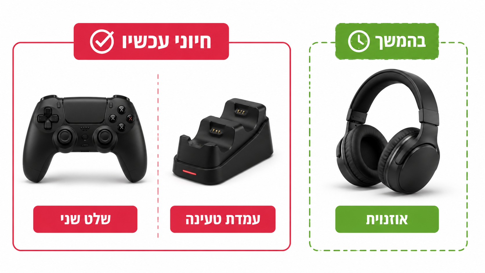 אביזרים מומלצים לסוני פלייסטיישן 5 - מה לקנות ומה לדחות
